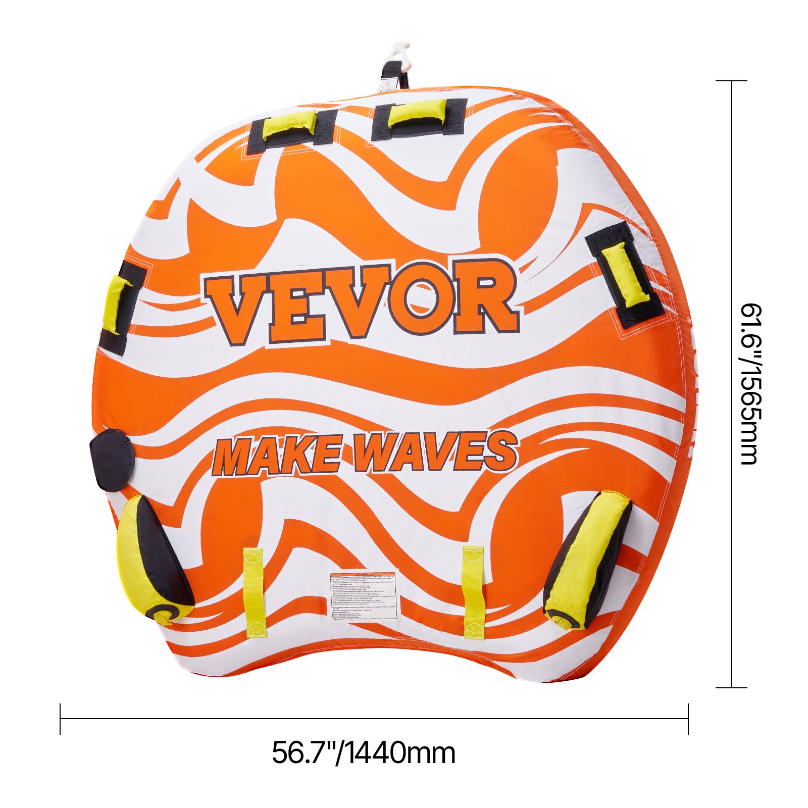 V952-CQTL2PDDX2R0W0X83V0-202508011825-00 VEVOR Towable Tube for Boating 1-2 Riders Inflatable Boat Tubes and Towables - Image 1