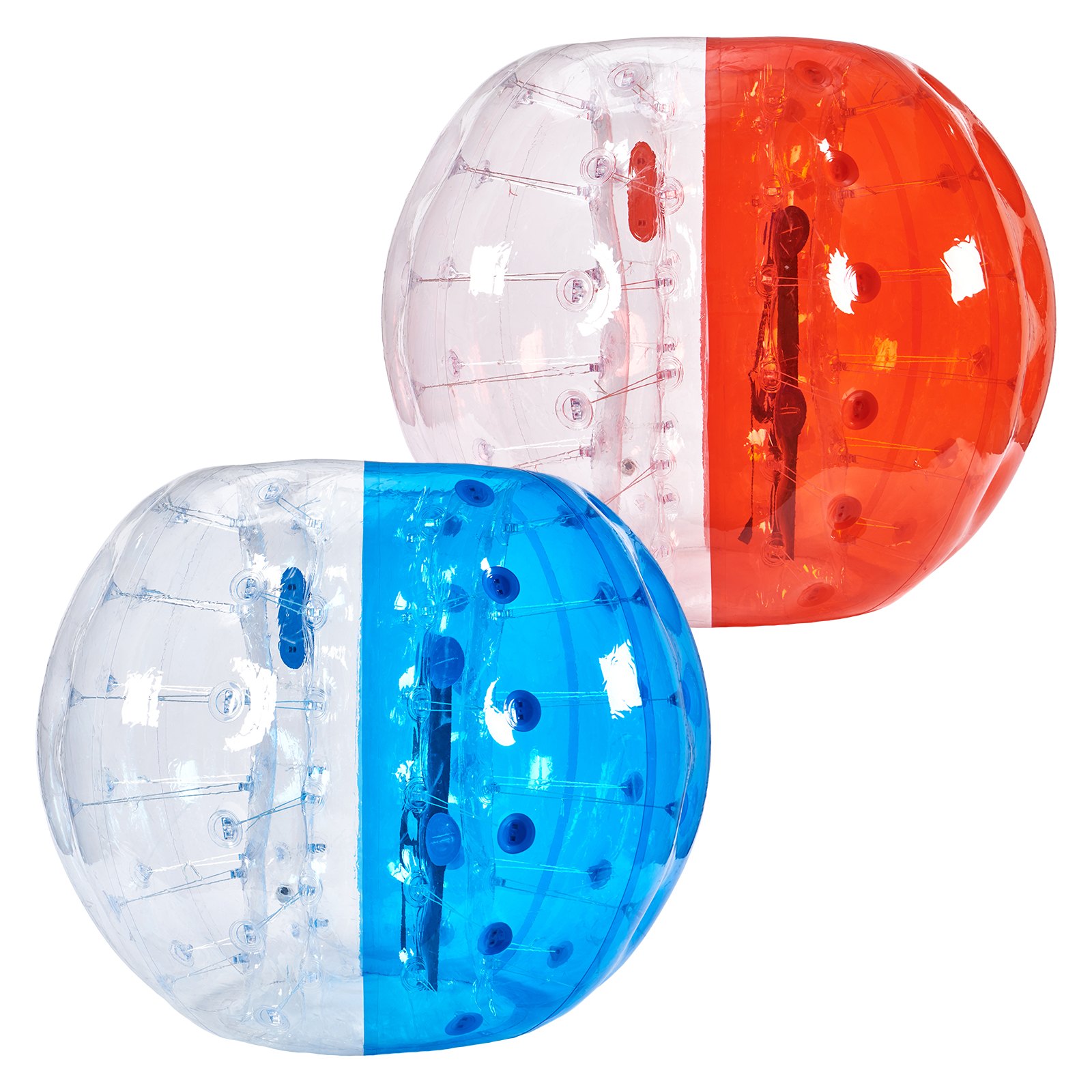 V952-CRKCQPPQZJ5YVC2VZV0-202508011446-00 VEVOR Inflatable Bumper Balls 2-Pack, 5FT/1.5M Body Sumo Zorb Balls for Teen & Adult, 0.8mm Thick PVC Human Hamster Bubble Balls for Outdoor Team Gaming Play, Bumper Bopper Toys for Garden, Yard, Park - Image 1
