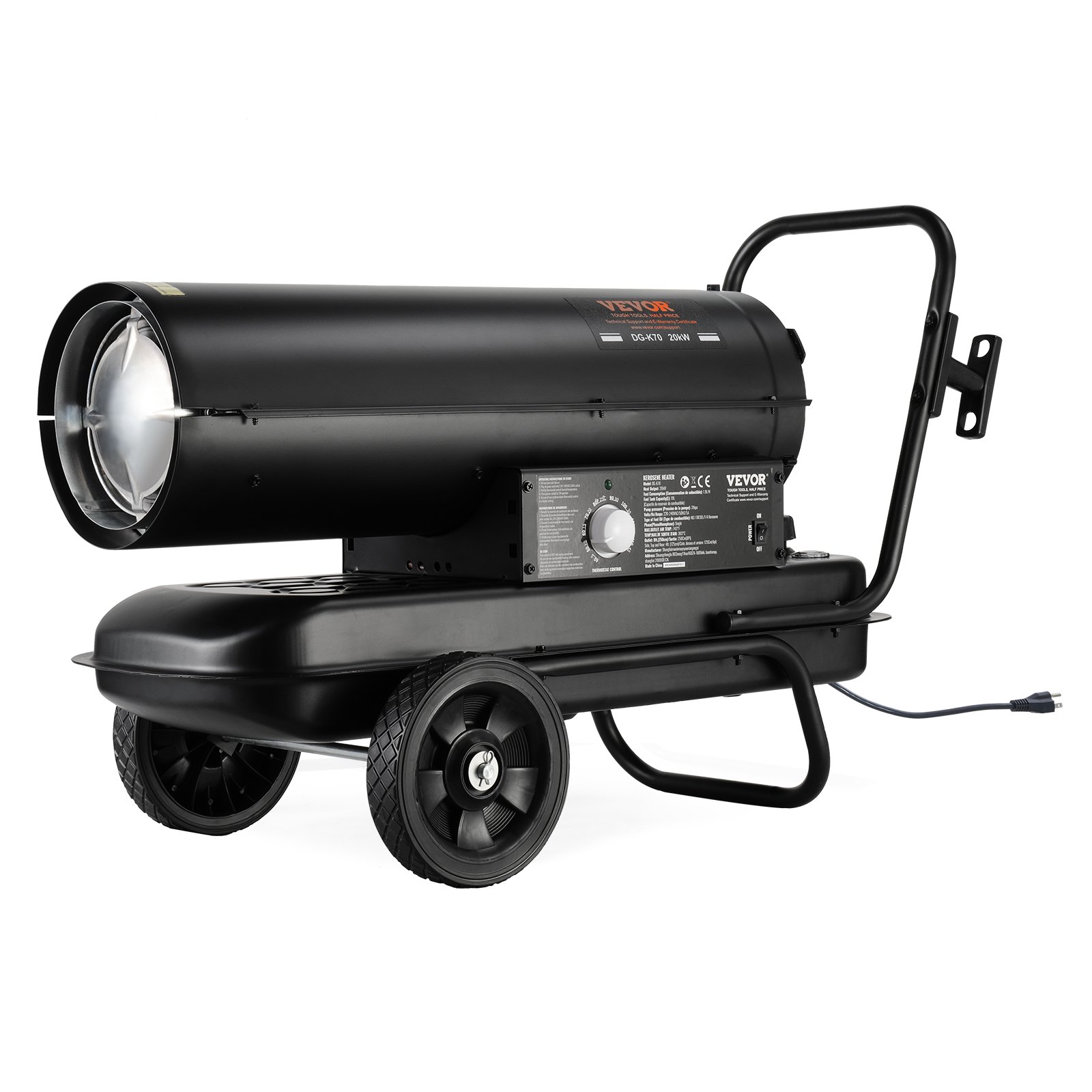 V952-GFSMYQNQ70007Y0FJV3-202507141304-00 VEVOR Portable Kerosene Forced Air Heater 70000 BTU Indoor Outdoor Use 5gal Tank - Image 1