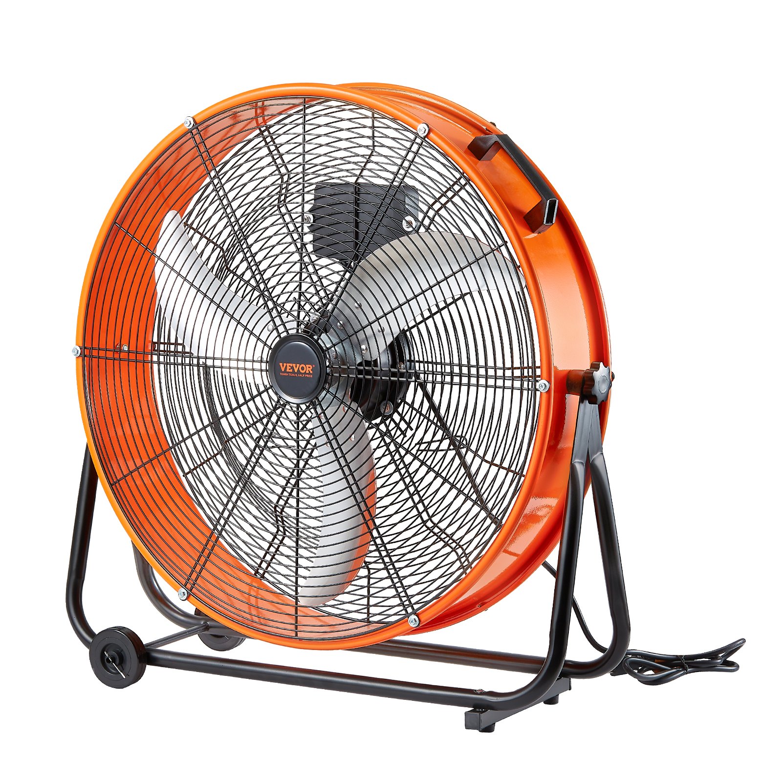 V952-GYLSFS24YCECZY0SLV3-202507141317-00 VEVOR Drum Fan 24 In High Velocity Industrial Infinitely Variable Speed 7935CFM - Image 1