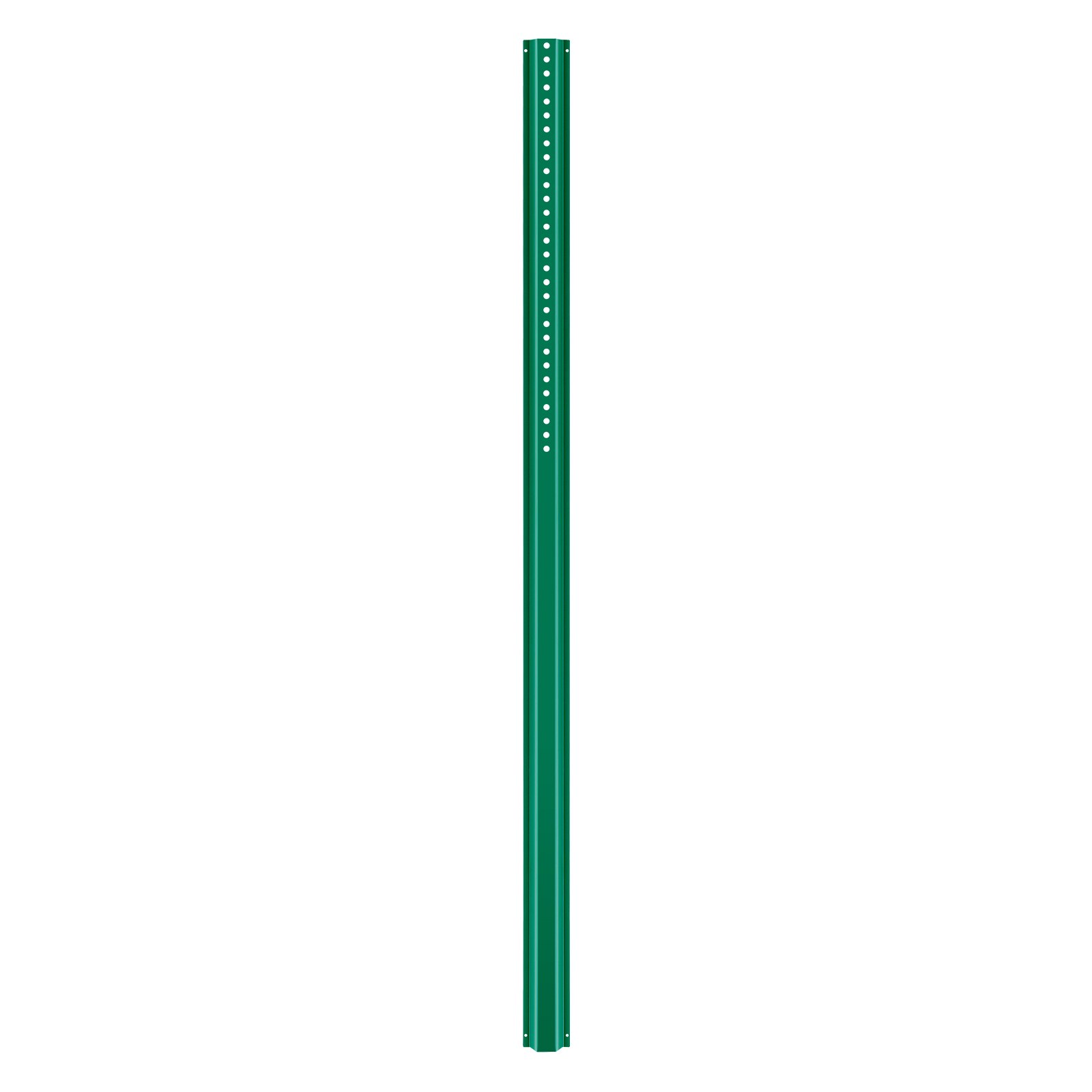 V952-LBGGDLBGZT6FWXGVSV0-202508011806-00 VEVOR 6FT U-Channel Sign Post, 4Pack Green Heavy Duty Steel Fixed Fence Post, Steel Fence U-Channel Sign for Garden, Courtyard, Farm or Traffic Intersection - Image 1