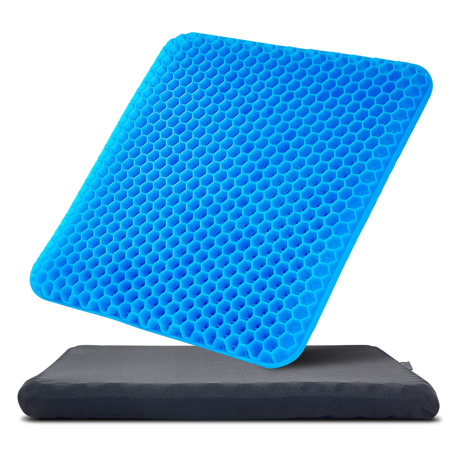 V952-LYDCGZDNJ000TXA44001V0-202508012354-00 VEVOR Seat Cushion Cooling Gel Seat Chair Cushion for Hips Back Pressure Relief - Image 1