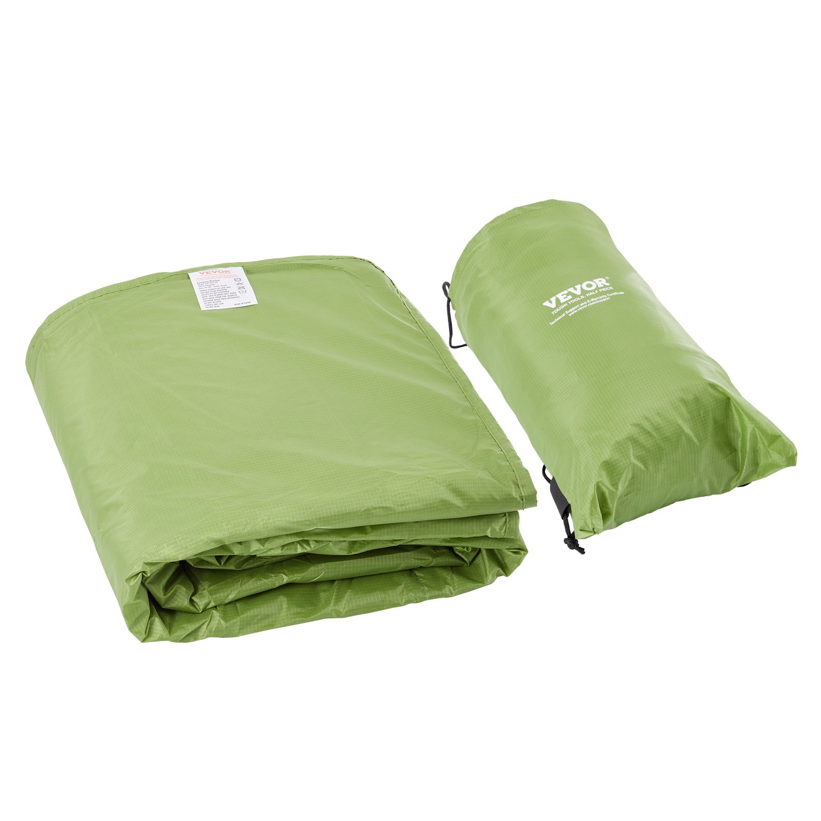 V952-LYTJZKKCDDLY0746MV0-202507141730-00 VEVOR Camping Blanket 2 m x 1.5 m Wearable Warm Stadium Blanket Army Green - Image 1