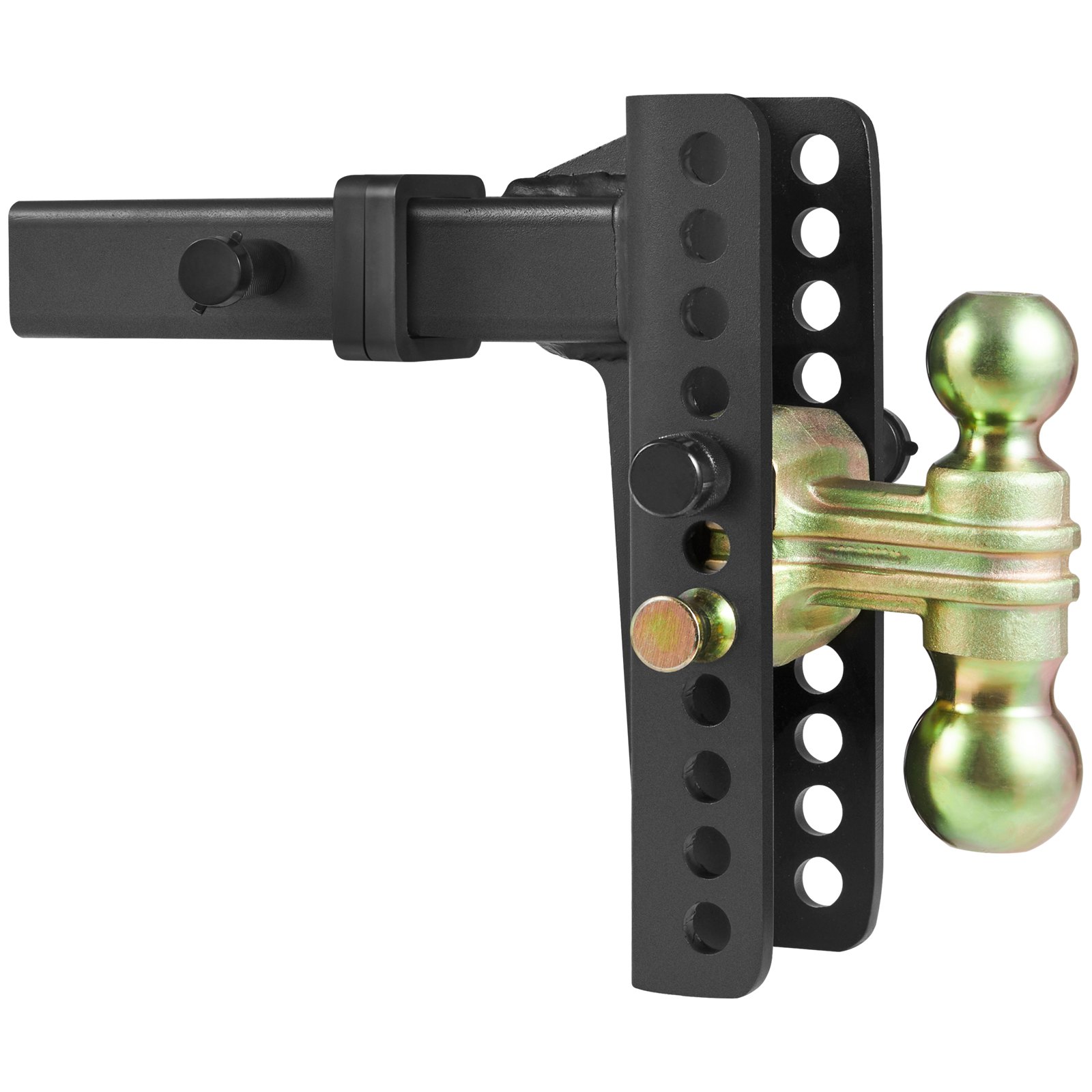 V952-SQTQJTCB22259NAWHV0-202507141305-00 VEVOR Adjustable Trailer Hitch, 203.2 mm Drop & 165.1 mm Rise Hitch Ball Mount with 50.8 mm Receiver, Solid Tube, 6350 kg GTW, 50.8 m and 58.7 mm 45# Steel Tow Balls with Key Lock for Truck Towing - Image 1