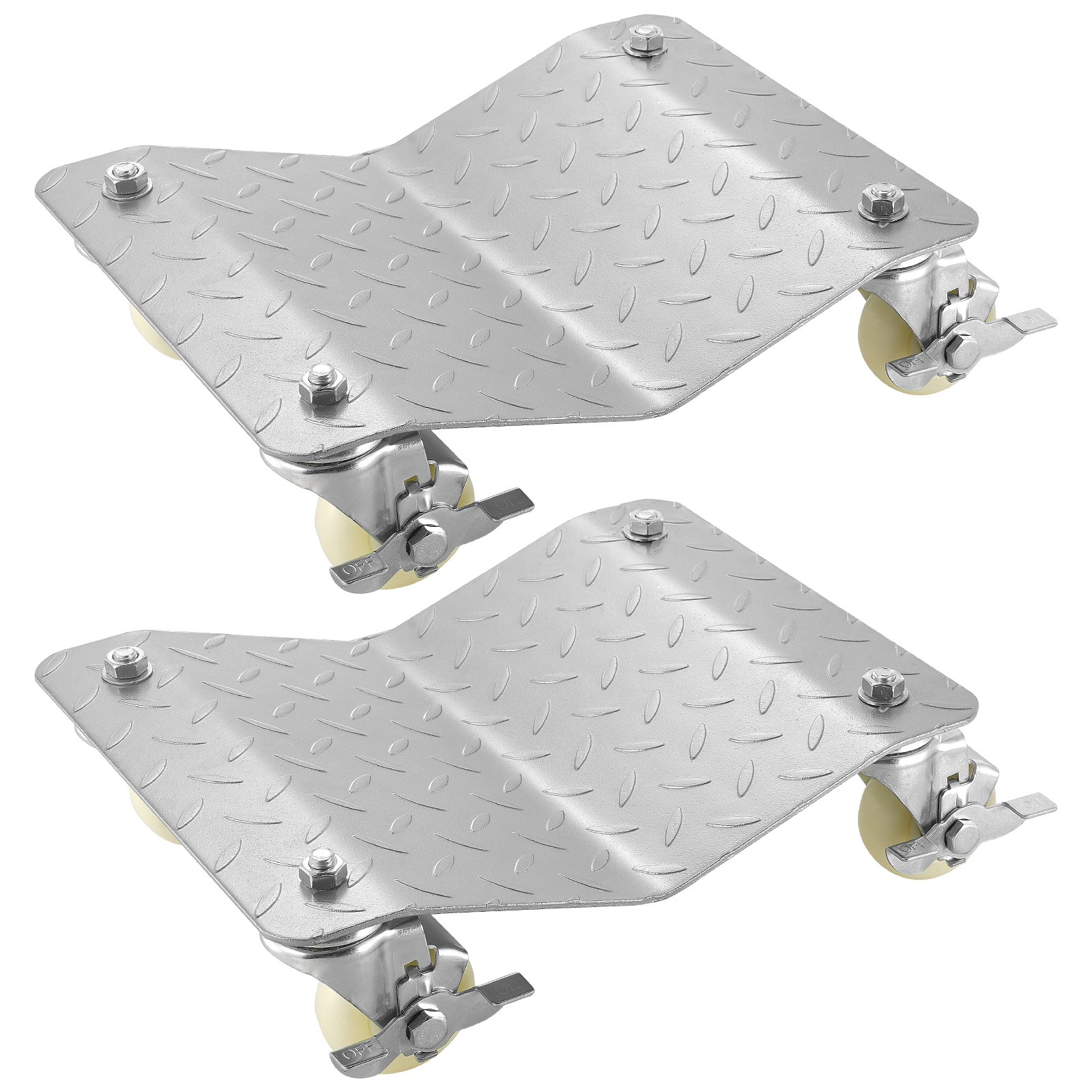 V952-TAD3503LTYWQ00001V0-202507141510-00 VEVOR 2 Pcs Tire Wheel Dollies 12"X16" Platform Size Wheel Car Dolly 3" Caster Wheel Dolly for Vehicle Car Auto Repair (2 Pcs) - Image 1