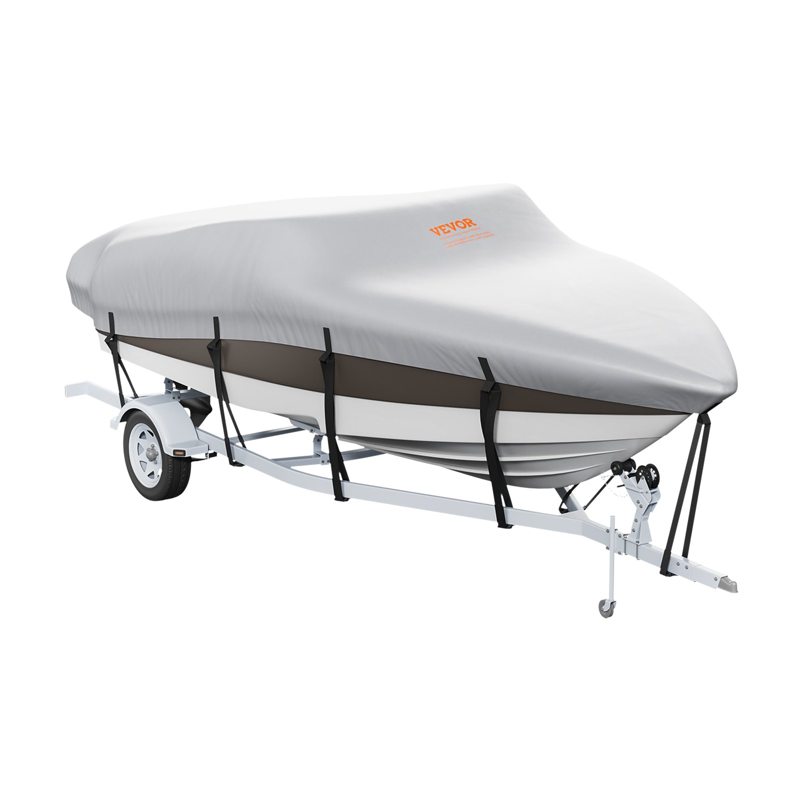 V952-TYCZ600D1618F6PXLV0-202507141437-00 VEVOR Boat Cover 600D Waterproof 16-18.5 ft Boat Cover V-Hull Tri-Hull Runabout - Image 1