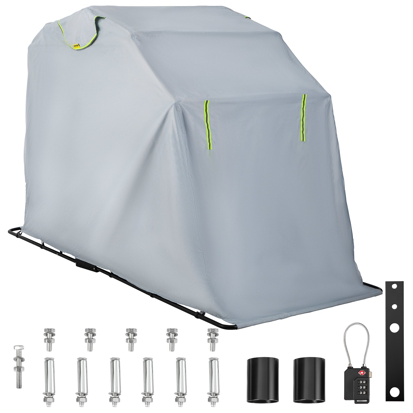 V952-XZCPHSHDSLHB9595YV0-202507141505-00 VEVOR Basket Truck, 8 Bushel Steel Canvas Laundry Basket, 3" Diameter Wheels Truck Cap Basket Canvas Laundry Cart Usually Used to Transport Clothes, Store Sundries Suitable for Hotel, Home, Hospital - Image 1