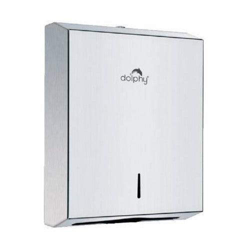 V959-DPDR0028-202507030930-00 Stainless Steel Slimline Paper Towel Dispenser - Image 1